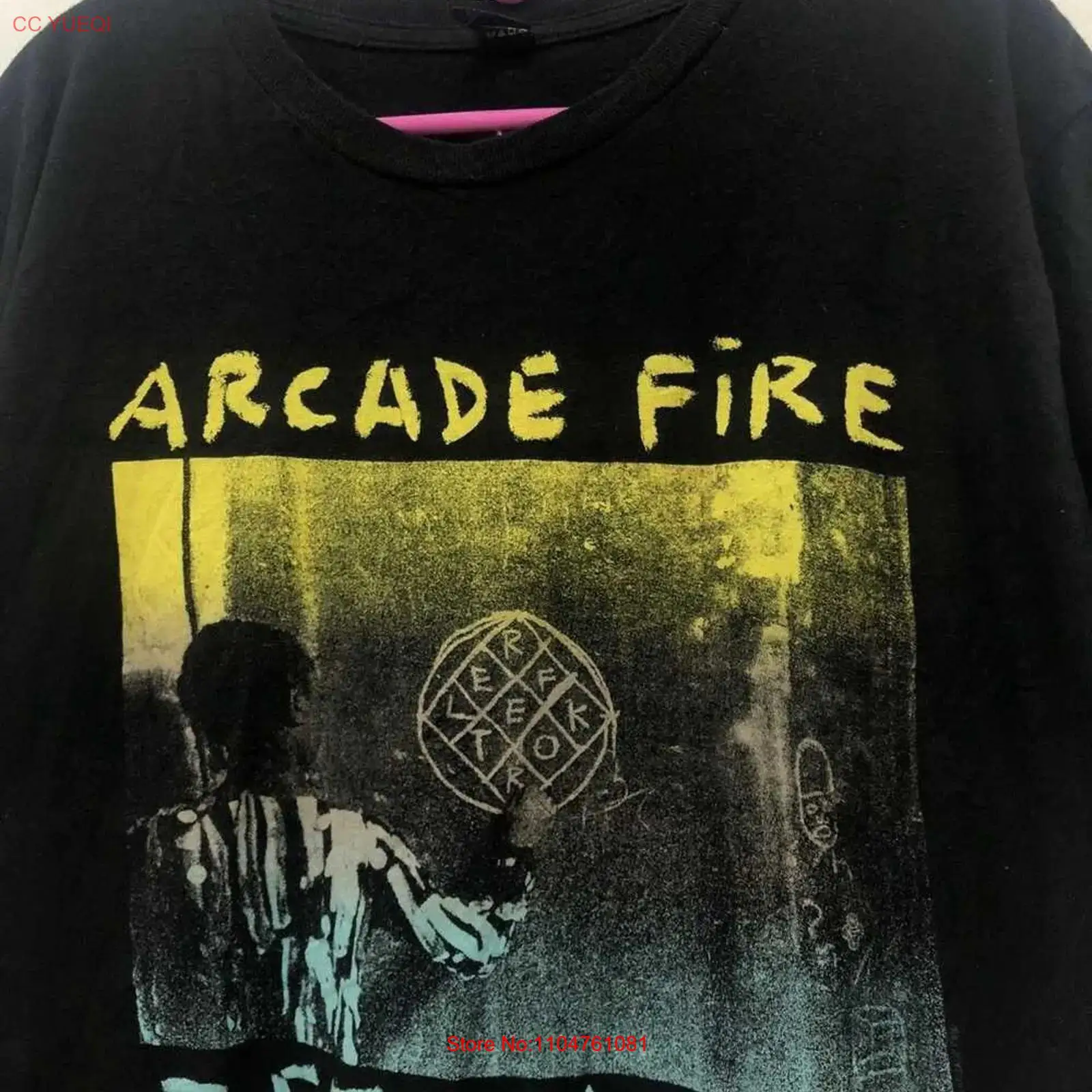 Arcade No - Retro Arcade Fire Black Cotton All