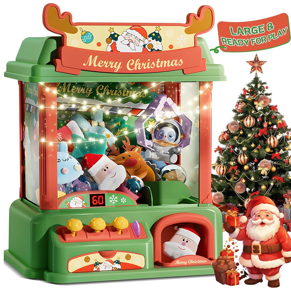 Christmas Claw Machine For Kid - Arcade Game Vending Machine ulasan dan harga