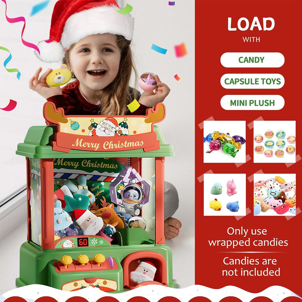 Christmas Claw Machine For Kid - Arcade Game Vending Machine ulasan dan harga