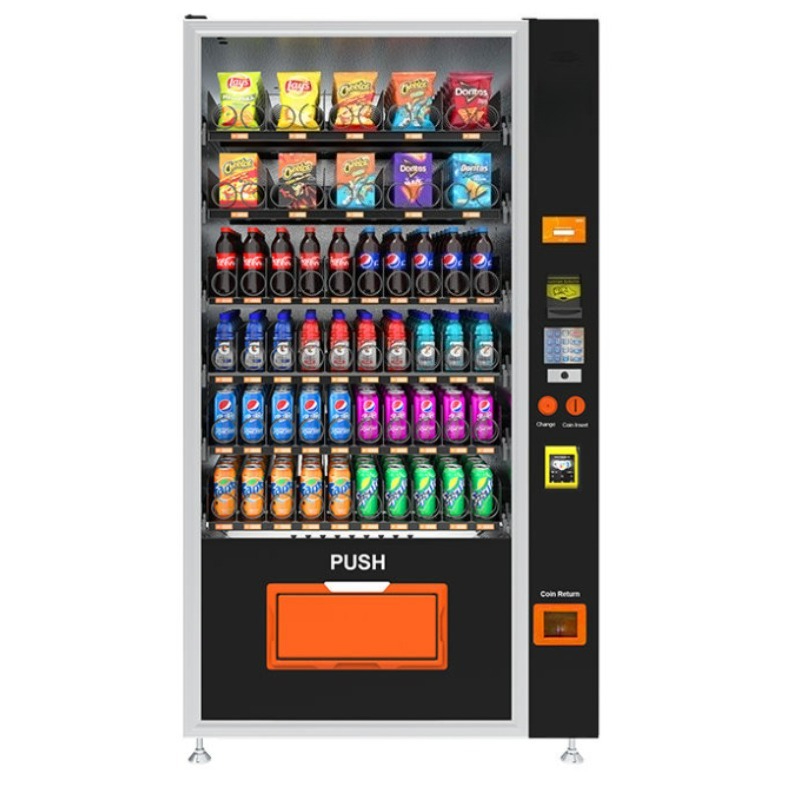 Drinks and Snacks Touch Screen - Commercial Vending Machine ulasan dan harga