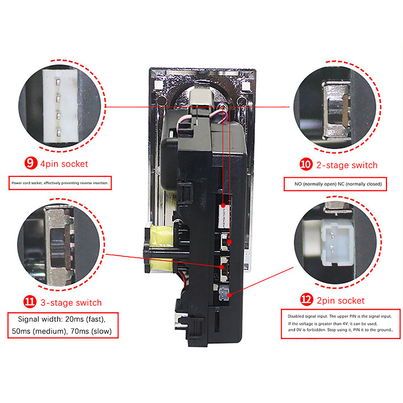 616 Electronic Multi Coin Acce - Arcade Game Vending Machine ulasan dan harga