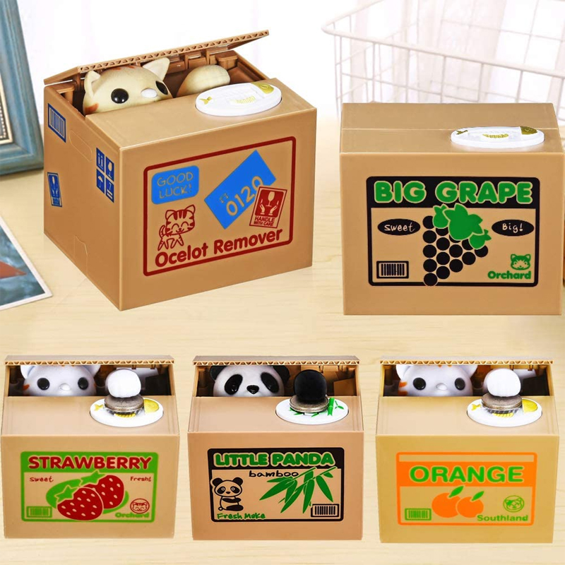 Cat Panda Stealing Coin Money  - Coin Operated Kiddie Ride ulasan dan harga