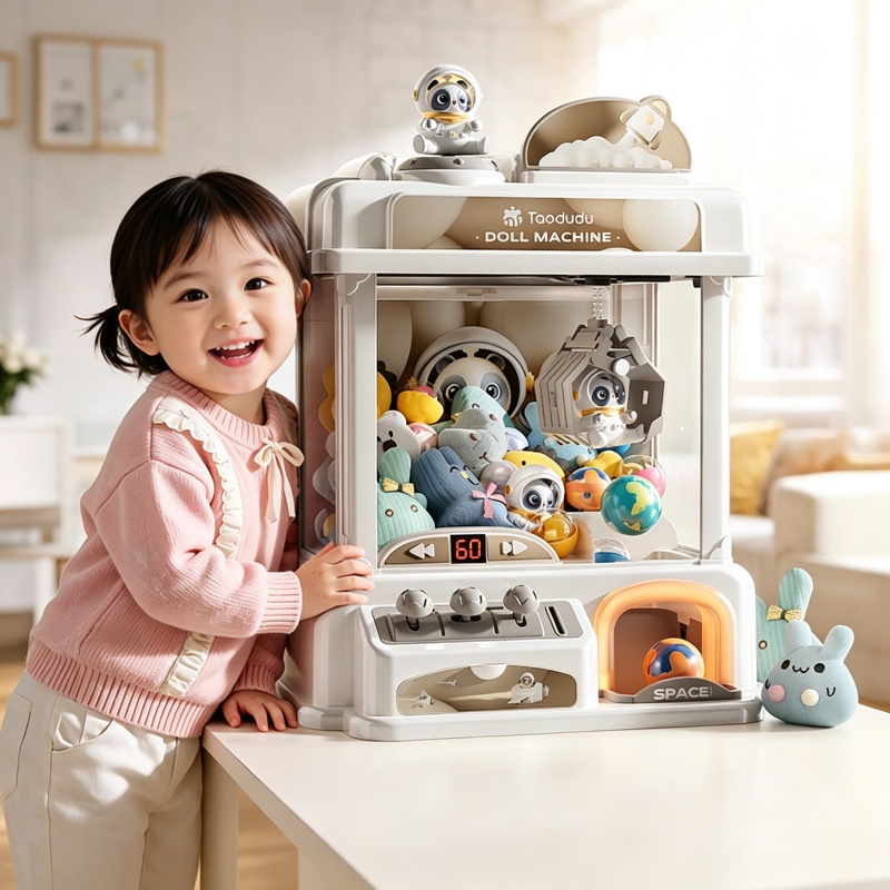 Children Mini Claw Machine Aut - Coin Operated Kiddie Ride ulasan dan harga