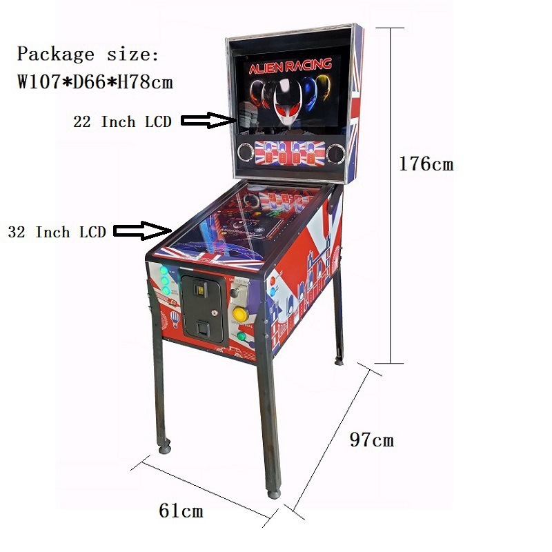 Three-screen virtual pachinko  - Lcd Screen Arcade ulasan dan harga