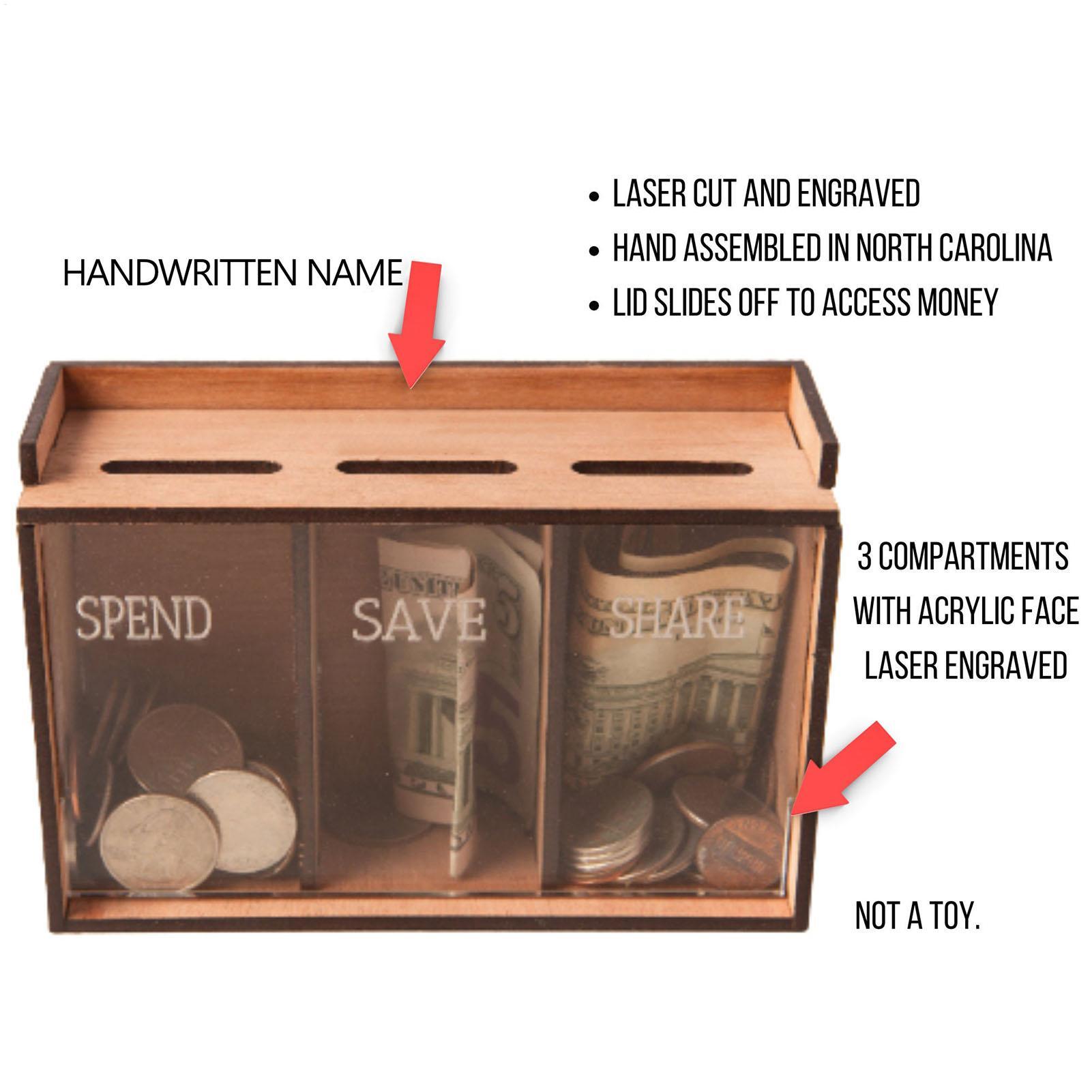 Save Money Box 3 Compartments  - Coin Operated Kiddie Ride ulasan dan harga